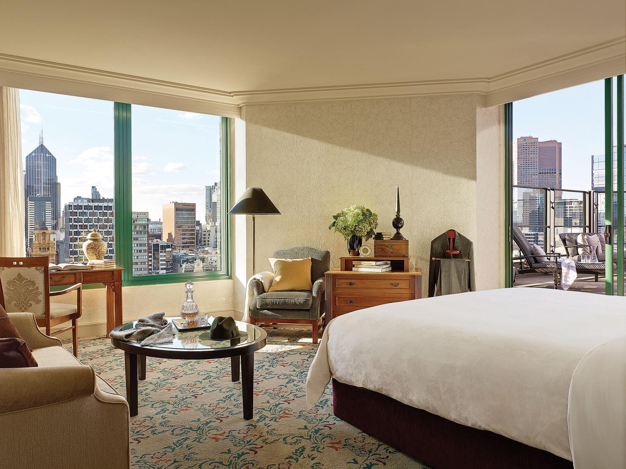 The Langham Melbourne Hotel Exterior photo A suite at the Mandarin Oriental, New York
