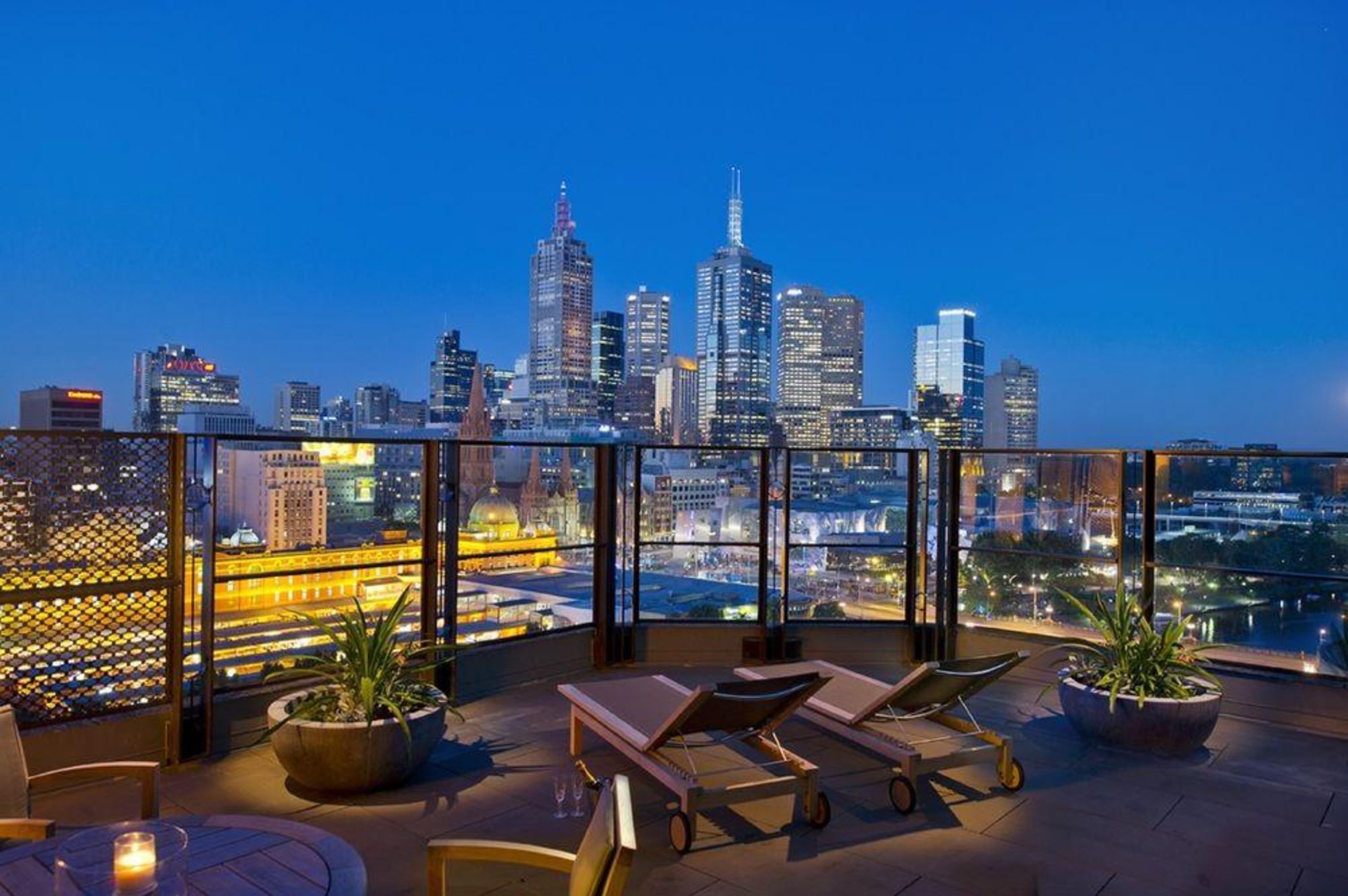 The Langham Melbourne Hotel Exterior photo View from the rooftop